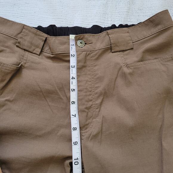 Duluth Trading Co Size L x 32 Men's DuluthFlex Dry on the Fly Pants Dark Tan - Picture 4 of 7